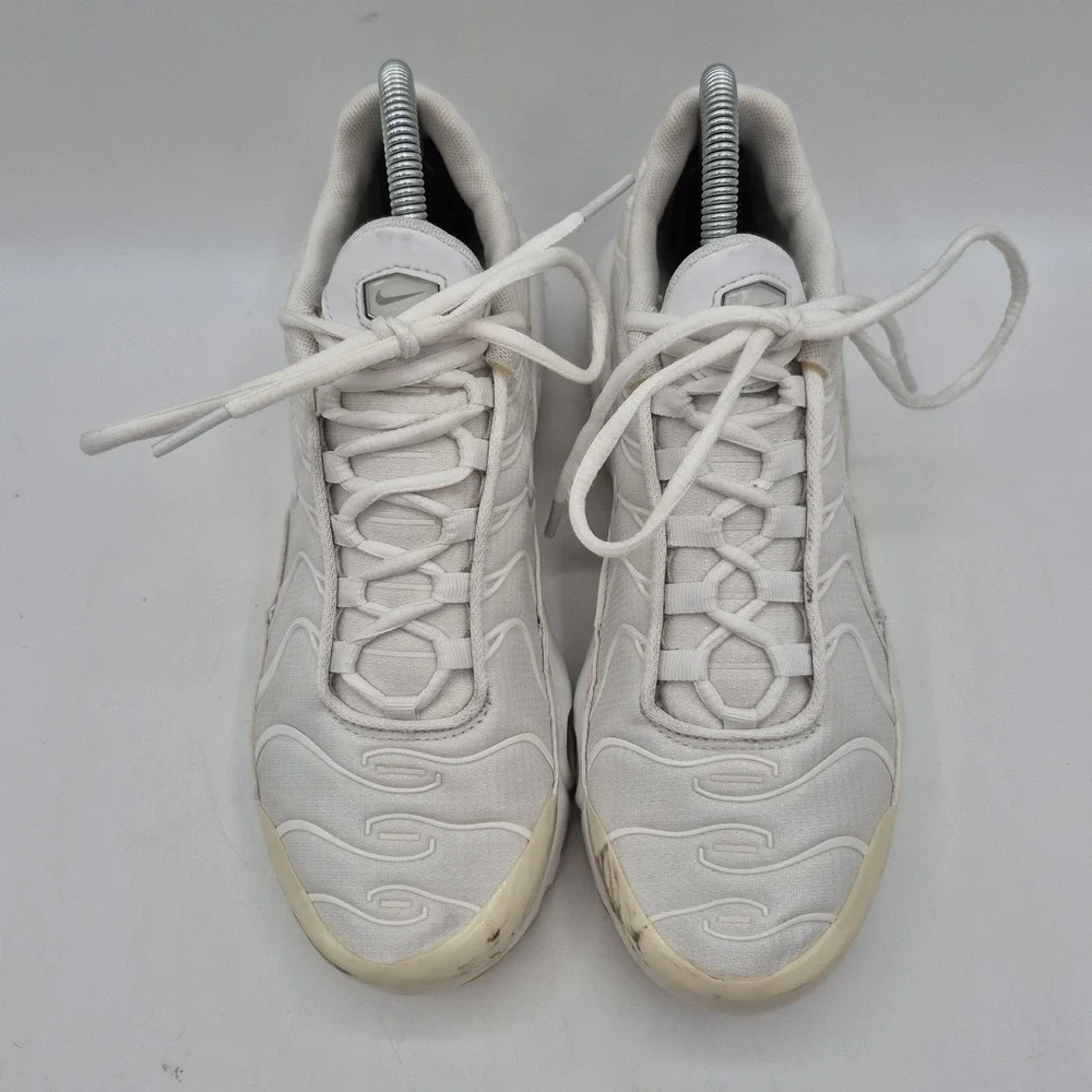 Nike Air Max Plus Shoes Youth Size 6.5Y‎ White Tn Running Sneakers CW7044-100